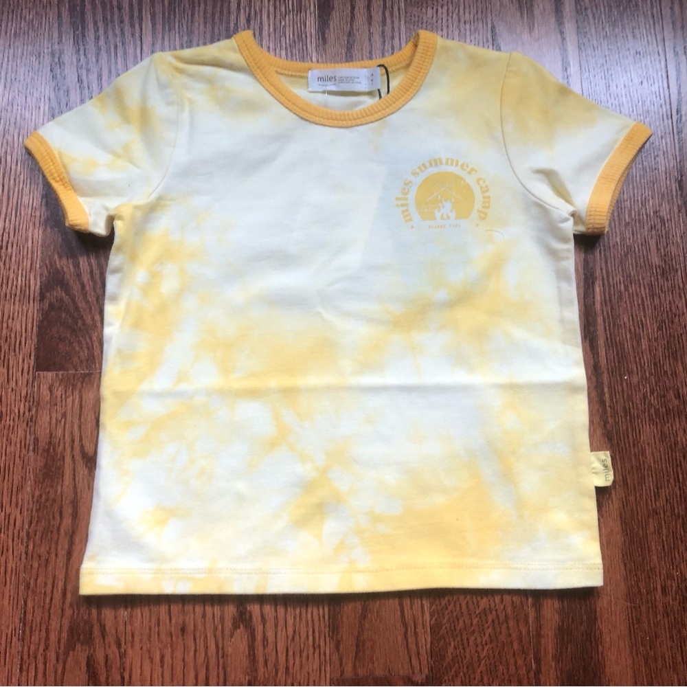 NEW Miles Baby Yellow Tee Shirt 18 Months